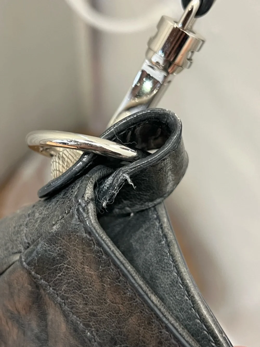 Balenciaga Giant Hip leather bag